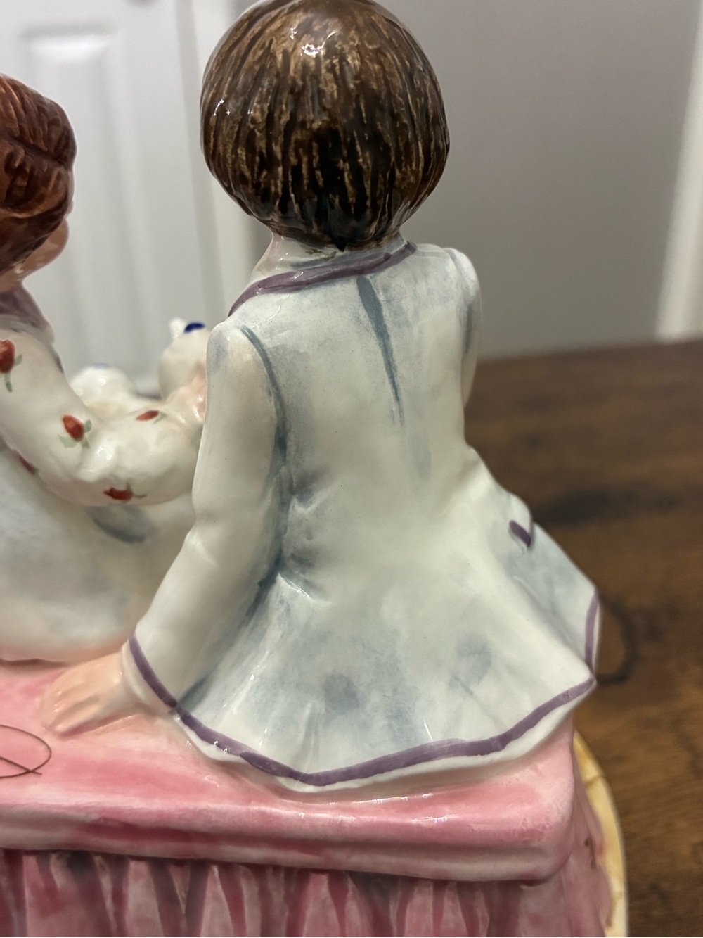 1996 Lefton Yamada “Tea for Two” Victorian Figurine Music Box - Picture 8 of 14